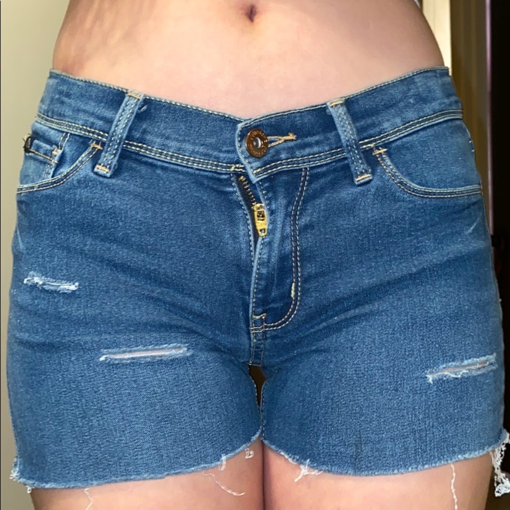 ripped shorts